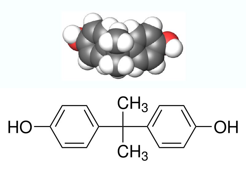Cấu trúc hóa học của hóa chất BPA